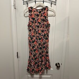 J. Crew Mercantile Floral Midi Dress women’s Size 6 mermaid back zip preppy EUC‎